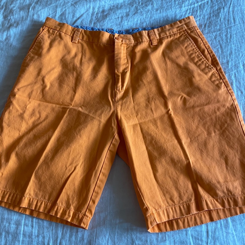 Vibrant orange shorts